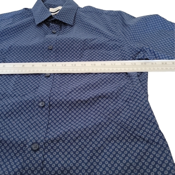 LUCKY Men's Short Sleeve Blue Shirt Sz M (15-15.5) - Picture 9 of 10